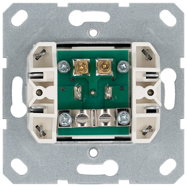 Jasmart Розетка TV Φ9.5mm проходная с накладкой, цвет Тауп