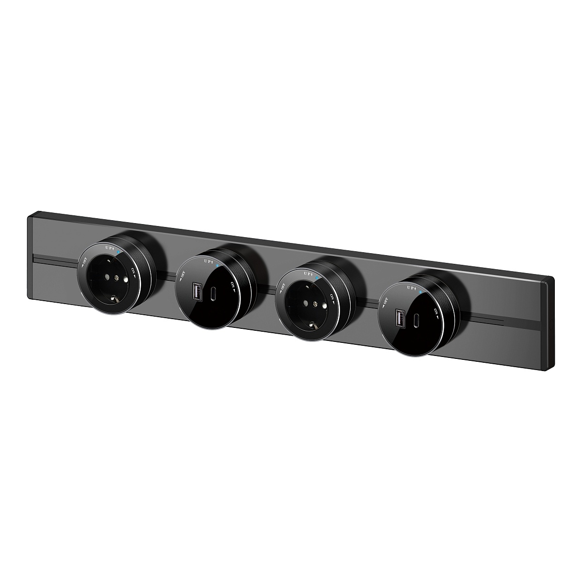 Systeme Electric MultiTrack Антрацит Шина скрытой установки трековой системы 40 см